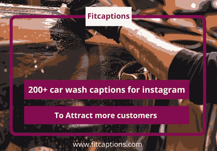 car wash captions for instagram