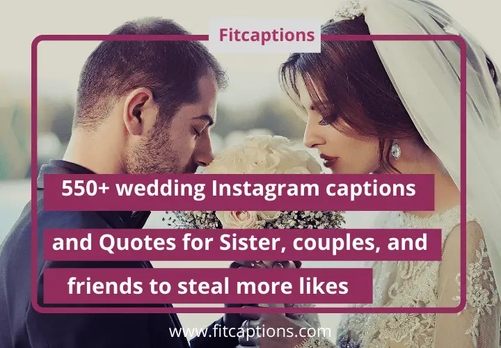 wedding captions for instagram
