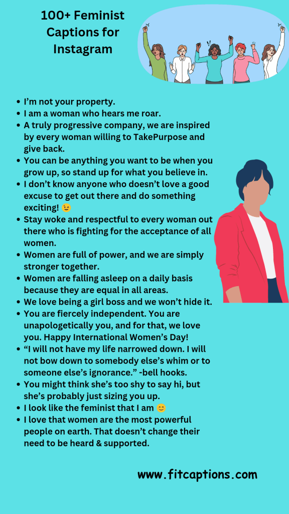 100 Feminist Captions for Instagram