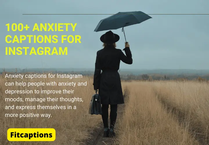 Anxiety Captions for Instagram