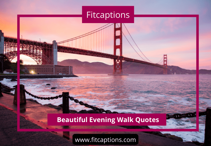 Beautiful Evening Walk Quotes