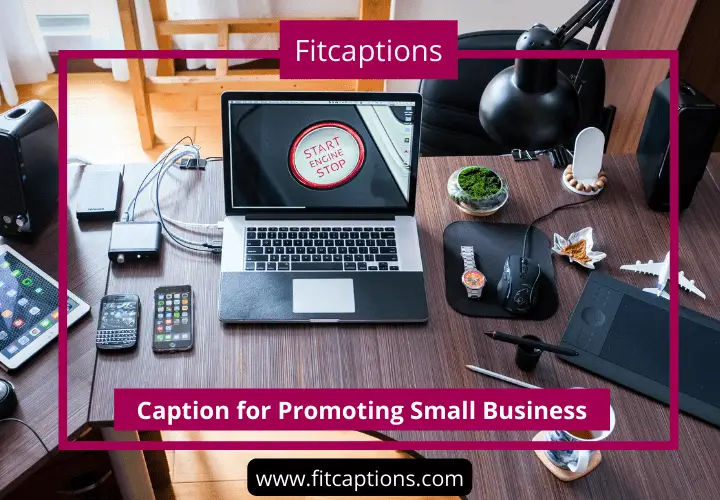Caption for Promoting Small Business