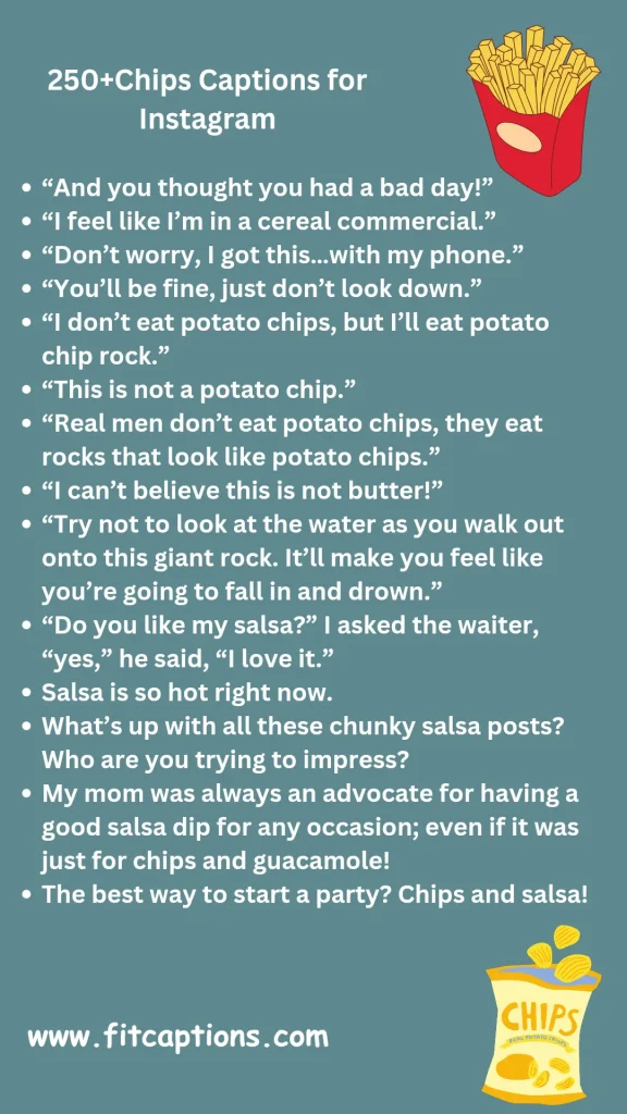 Potato Chip Rock Captions