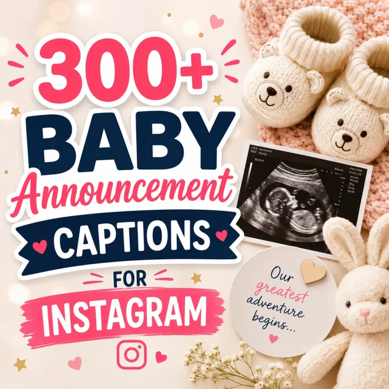 baby announcement captions for Instagram