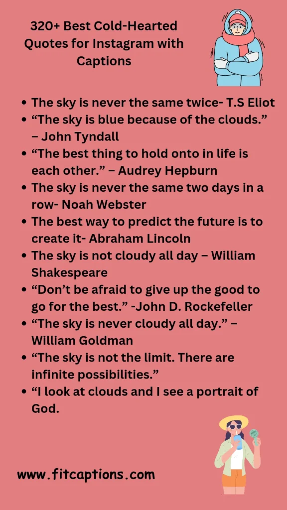 Quotes About Sky and Clouds for Instagram
