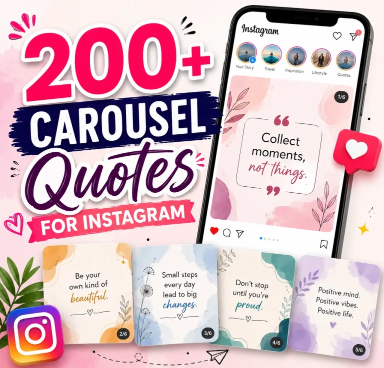 carousel quotes for Instagram