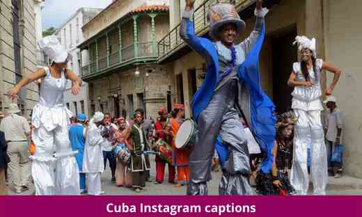 Cuba Instagram captions