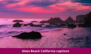 Glass Beach California captions