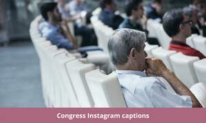 Congress Instagram captions