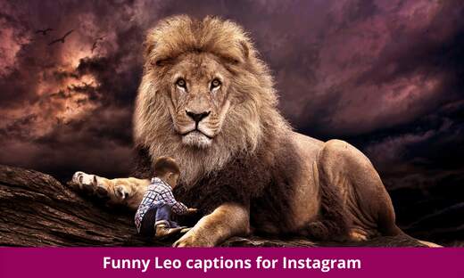 Funny Leo captions for Instagram