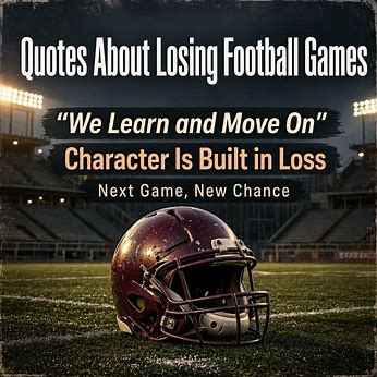 Quotes About Losing Football Games 1
