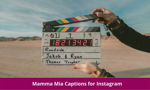 Mamma Mia Captions for Instagram