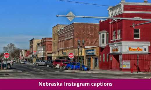 Nebraska Instagram captions