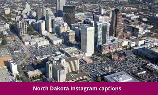 North Dakota Instagram captions