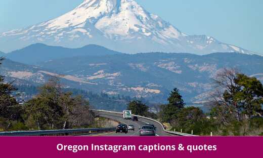 Oregon Instagram captions & quotes