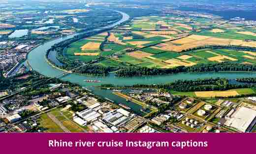 Rhine river cruise Instagram captions