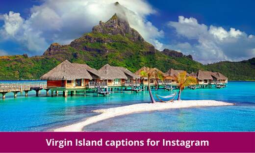 Virgin Island captions for Instagram