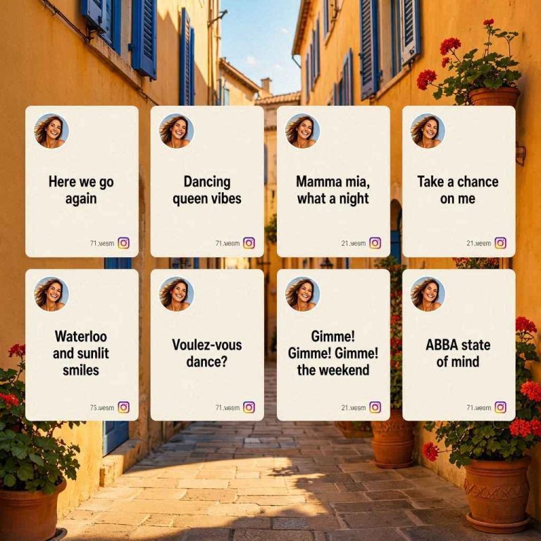 mama mia captions for Instagram