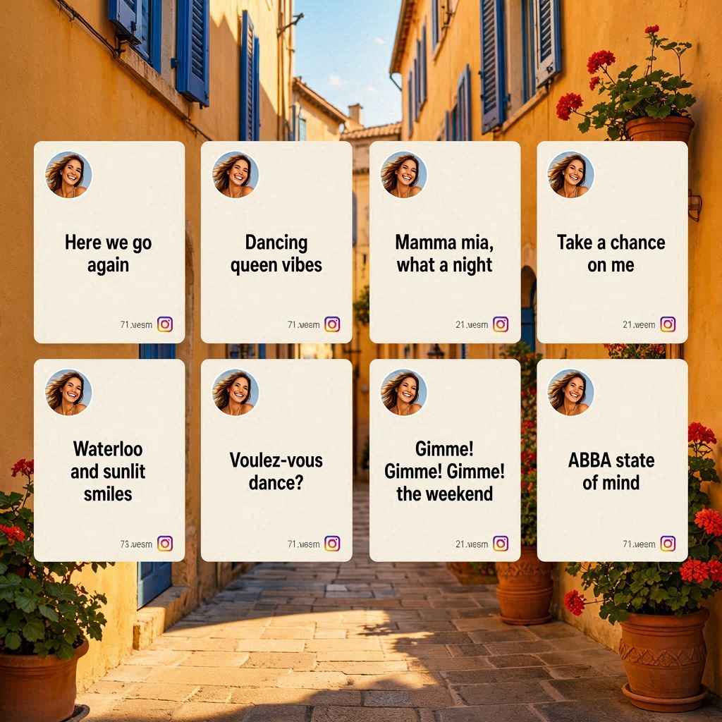 mama mia captions for Instagram