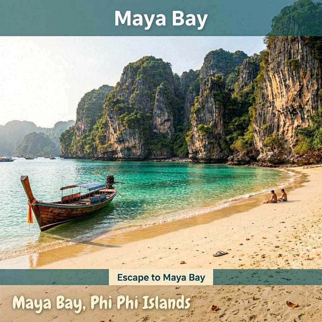maya bay captions