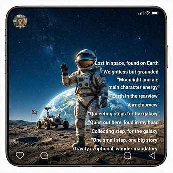 Astronaut Instagram Captions
