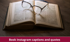 Book Instagram captions and quotes