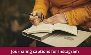 Journaling captions for Instagram
