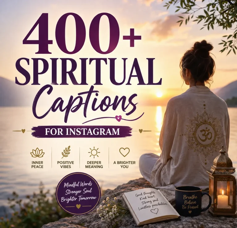 Spiritual captions for Instagram