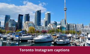 Toronto Instagram captions