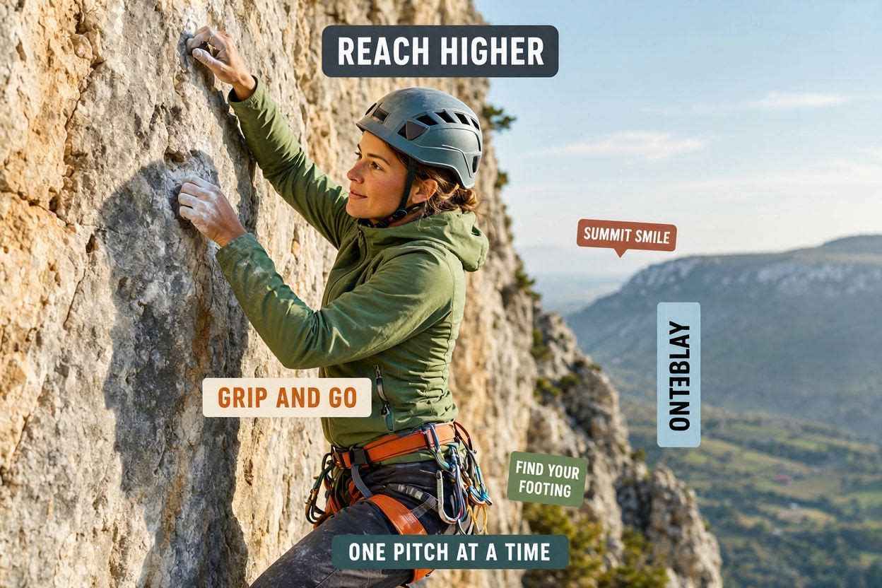 rock climbing Instagram captions