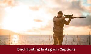 Bird Hunting Instagram Captions