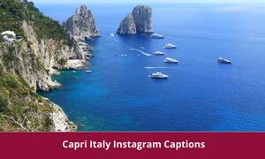 Capri Italy Instagram Captions