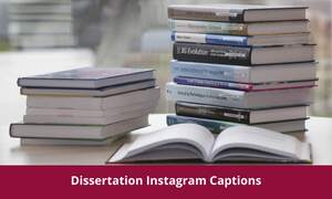 Dissertation Instagram Captions