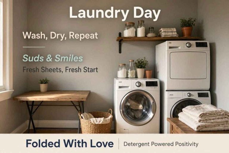Laundry captions for instagram