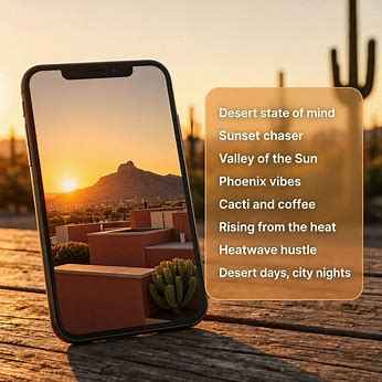 Phoenix Instagram Captions 1