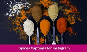 Spices Captions for Instagram