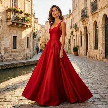 red dress captions for instagram