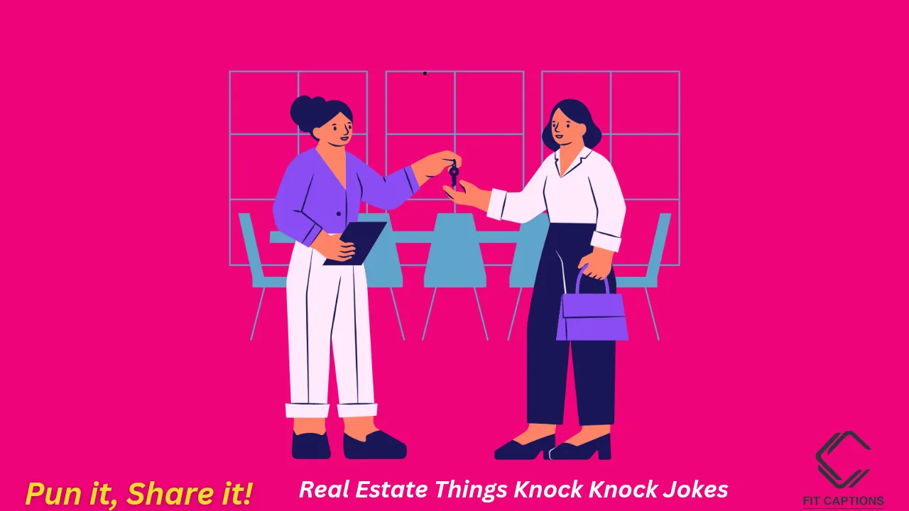 Real Estate Knock knock Jokes