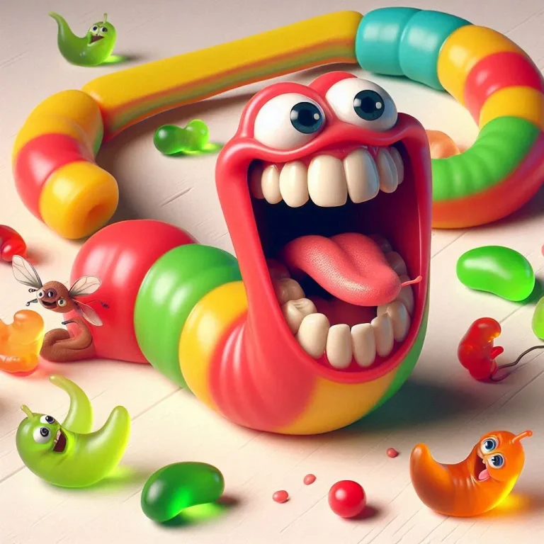 "Gummy Worm Puns"