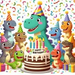 "Dinosaur Birthday Puns"