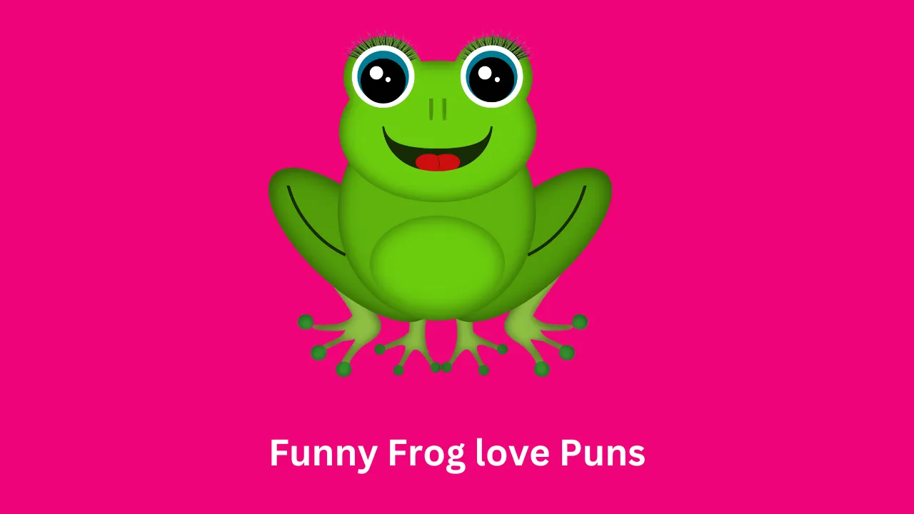 Funny Frog love Puns