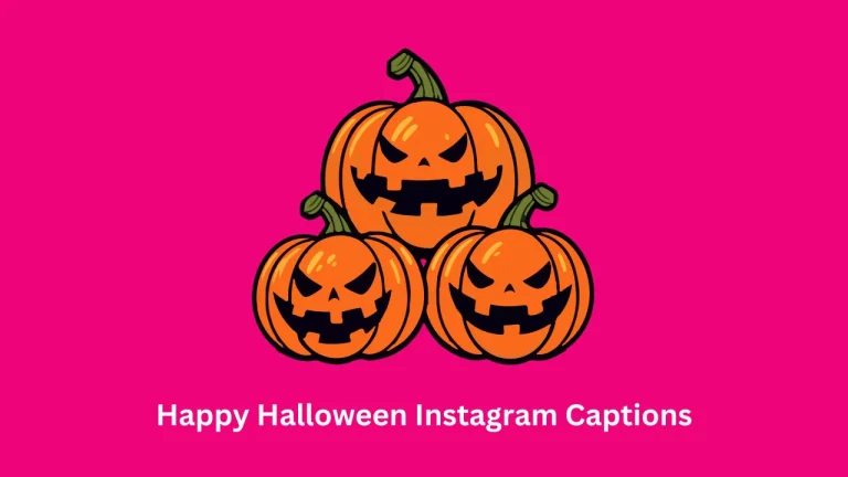 Happy Halloween Instagram Captions