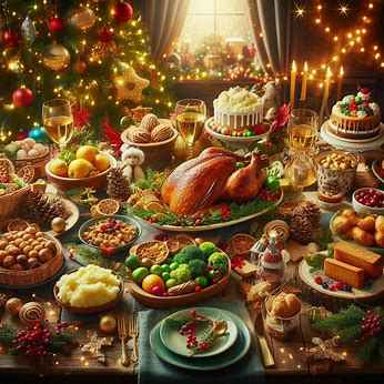 Christmas food puns