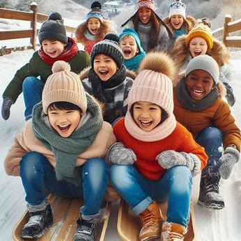sledding puns