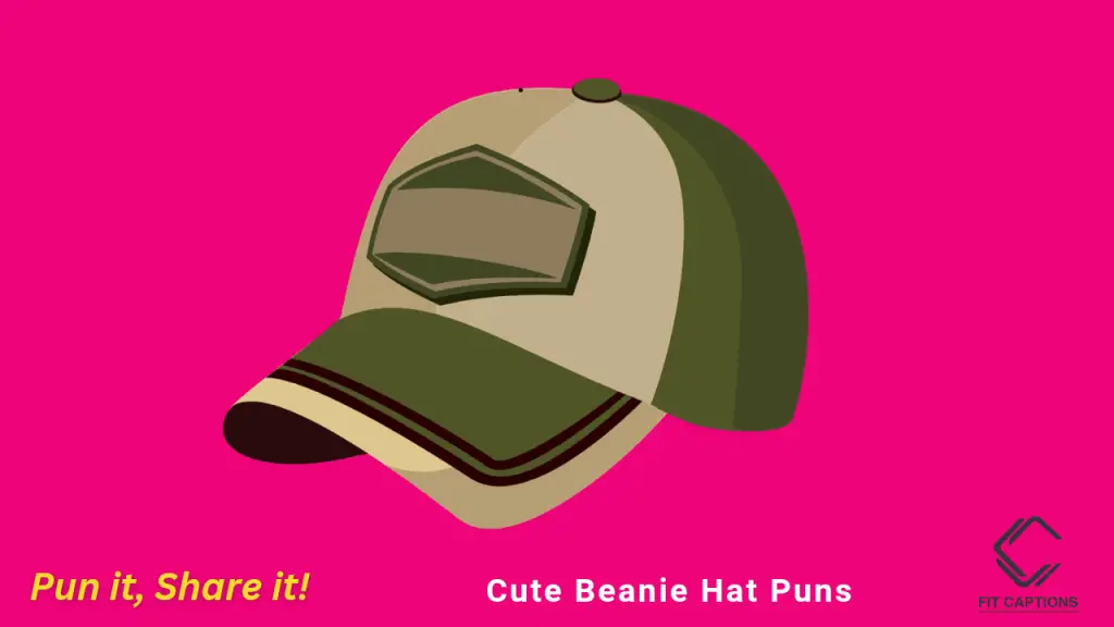 Cute beanie hat puns