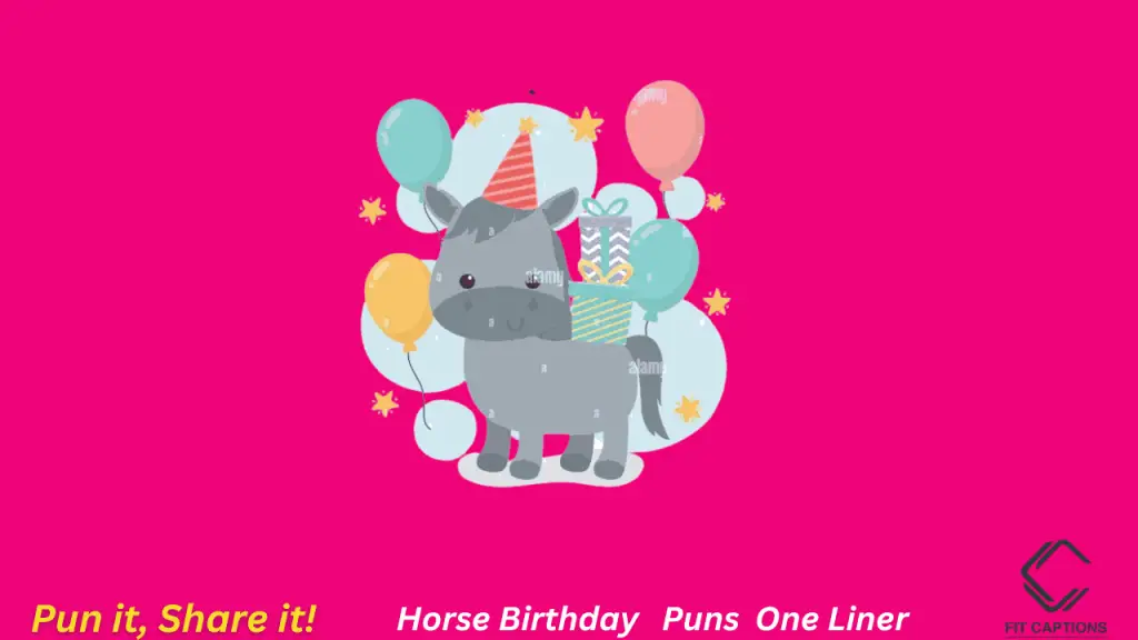 Horse Birthday Puns one liner