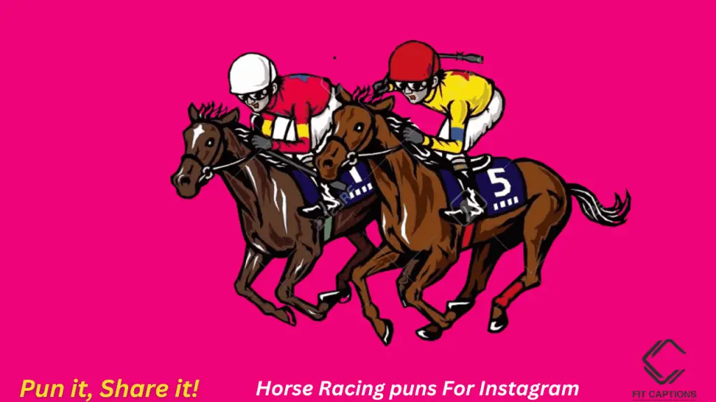 Horse racing puns for Instagram