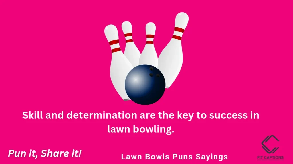 Lawn Bowls Puns Sayings