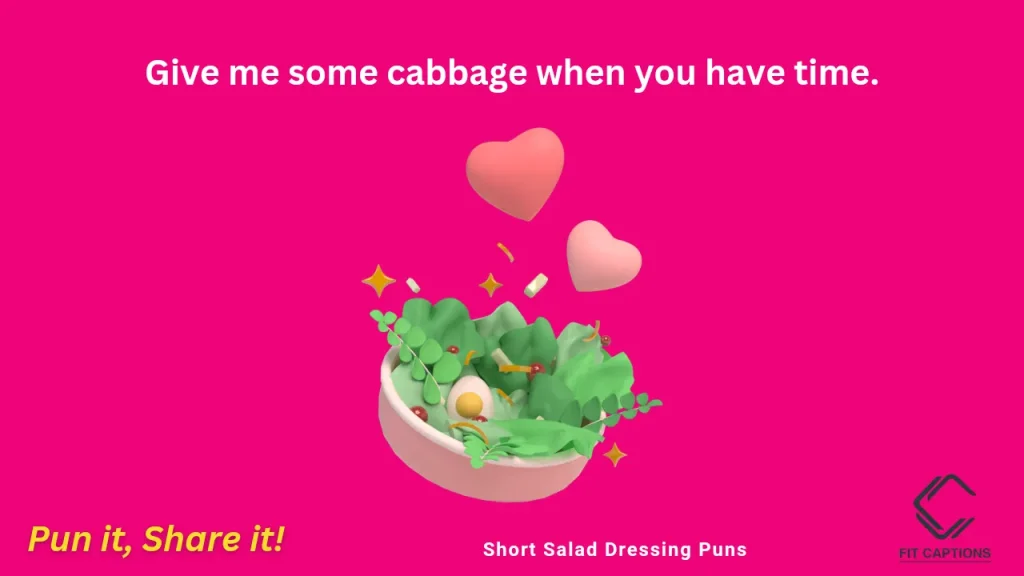 Short Salad Dressing Puns