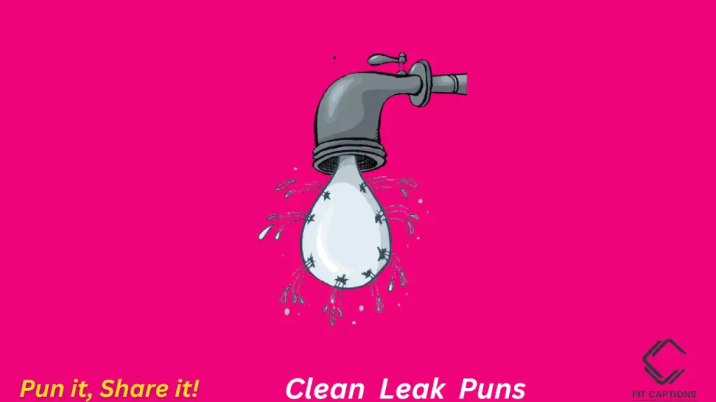 clean leak puns